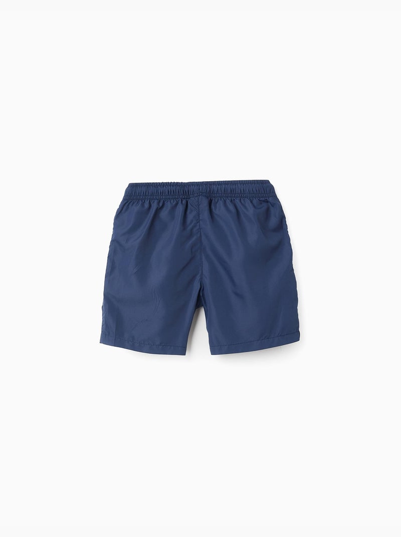 Pack 2 Shorts de Bain Motif/Uni Orange clair - Kiabi