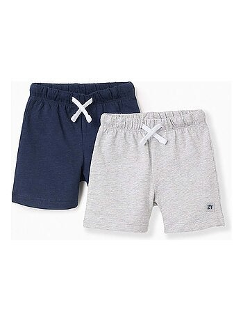 Pack 2 Shorts en Jersey de Coton