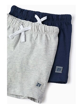 Pack 2 Shorts en Jersey de Coton