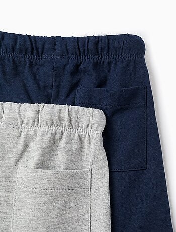 Pack 2 Shorts en Jersey de Coton