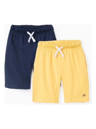 Pack 2 Shorts en Jersey de Coton