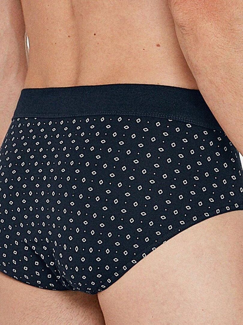 Pack 2 slips en coton Besar Bleu - Kiabi