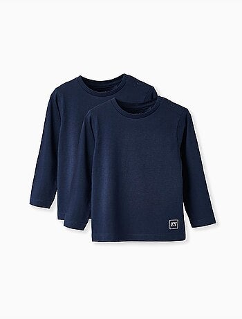 Pack 2 T-shirts à manches longues