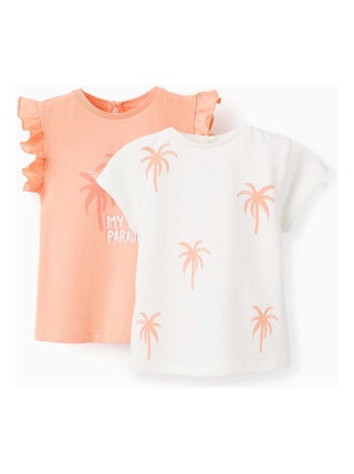 Pack 2 T-shirts avec Motifs et Imprimés