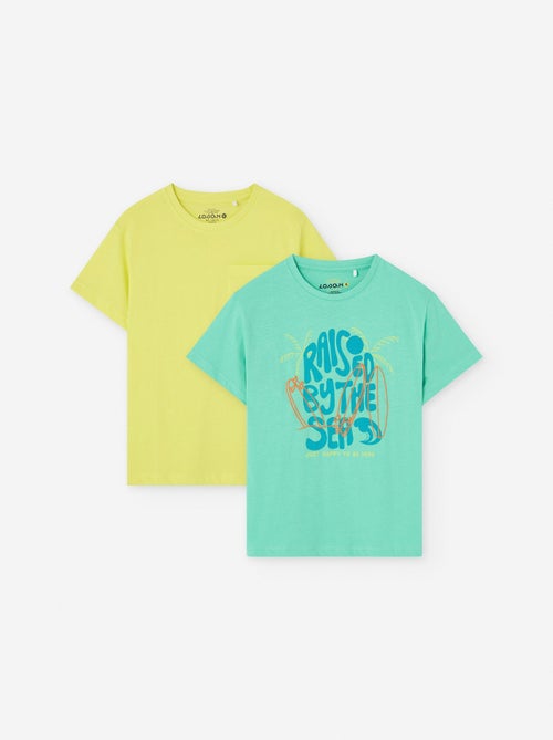 Pack 2 T-shirts de Coton - Kiabi