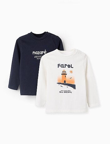 Pack 2 T-shirts de Manches Longues