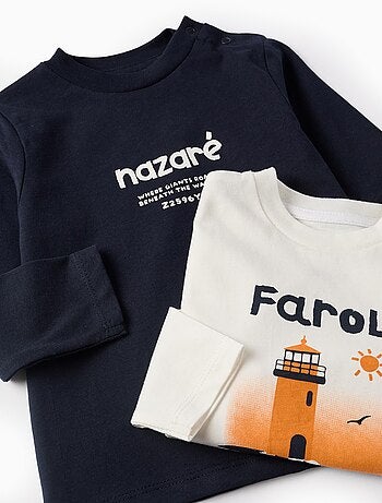 Pack 2 T-shirts de Manches Longues