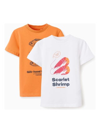 Pack 2 T-shirts en Coton
