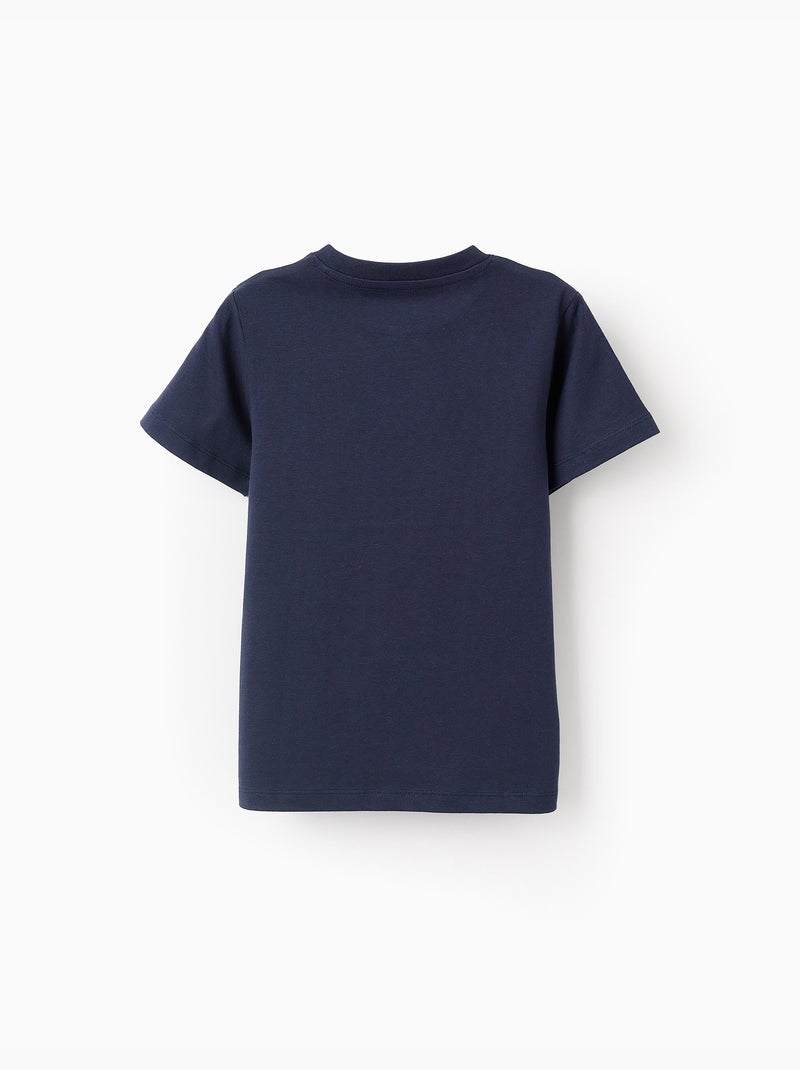 Pack 2 T-shirts en Coton Bleu foncé - Kiabi
