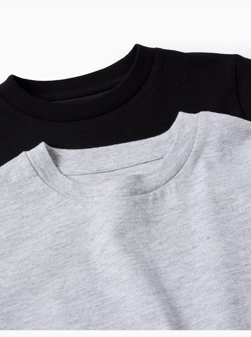 Pack 2 T-shirts en Coton - Kiabi Pack 2 T-shirts en Coton - Kiabi