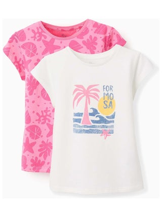 Pack 2 T-shirts en Coton