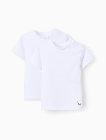 Pack 2 T-shirts Unis en Coton