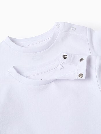 Pack 2 T-shirts Unis en Coton