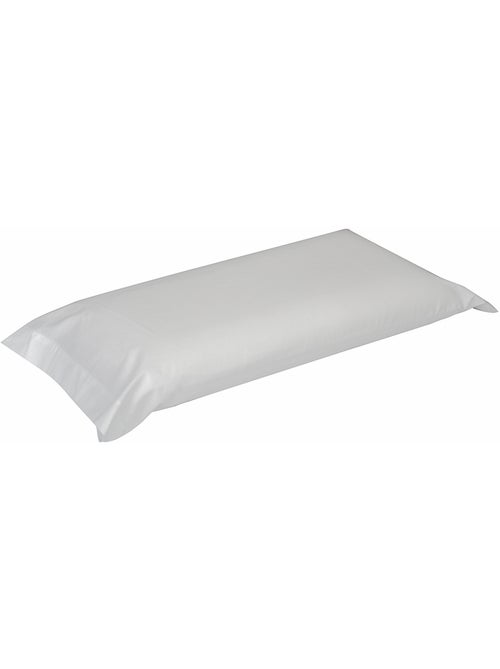Pack 2 Taies d'oreiller 100% coton Blanc - Kiabi
