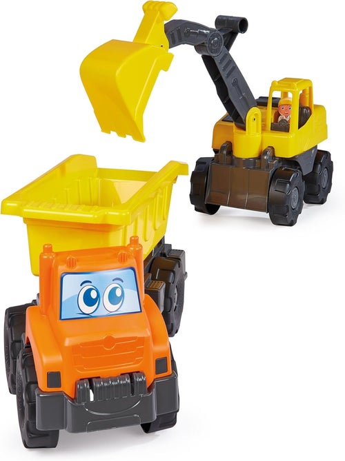 Pack 2 Véhicules Travaux Publics - Ecoiffier - Kiabi