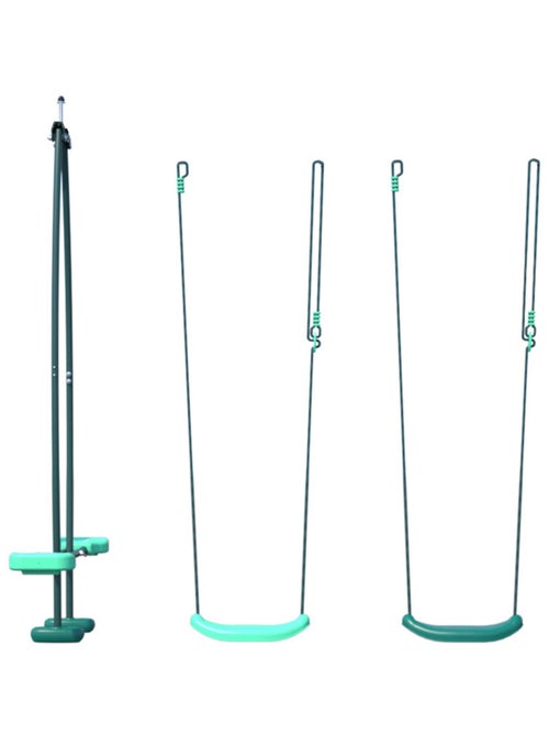 Pack 3 accessoires 2 balançoires et 1 face à face pour portique H222 cm - Kiabi
