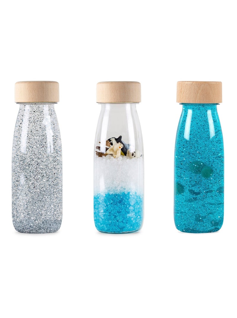 Pack 3 bouteilles sensorielles Ice Blanc - Kiabi
