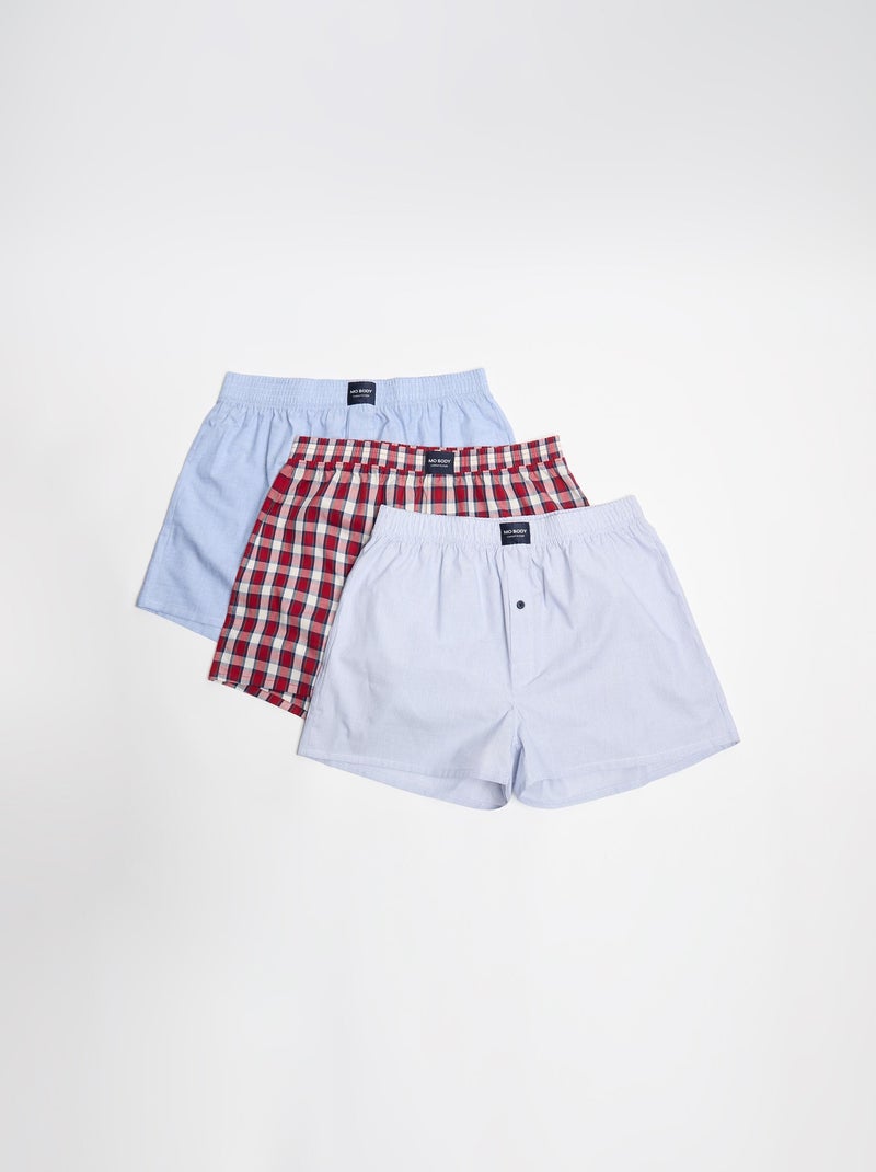 Pack 3 Boxers Blanc - Kiabi