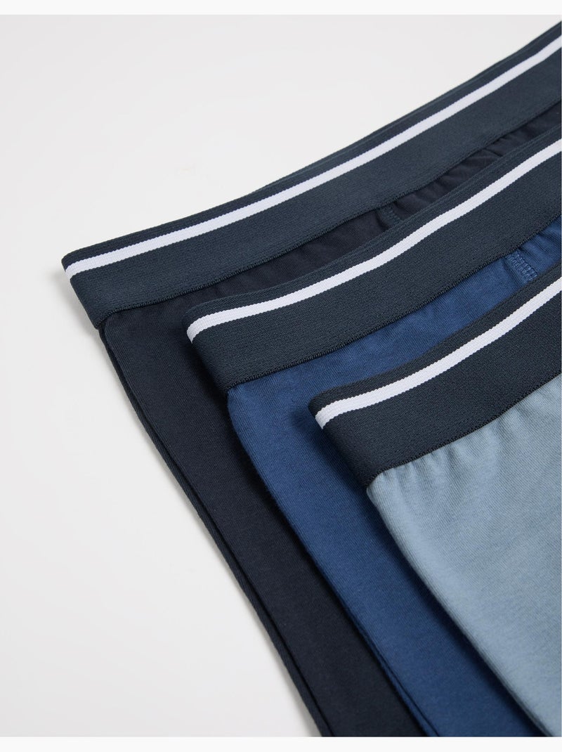Pack 3 Boxers Bleu - Kiabi