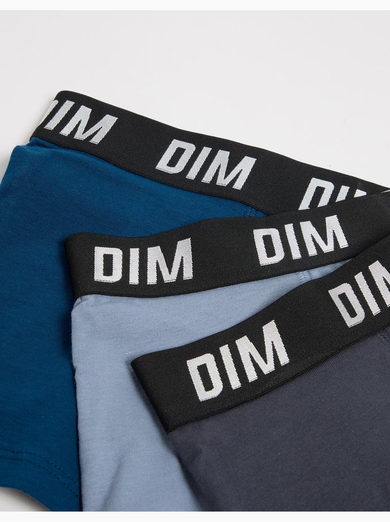 Pack 3 Boxers 'Dim' Bleu - Kiabi