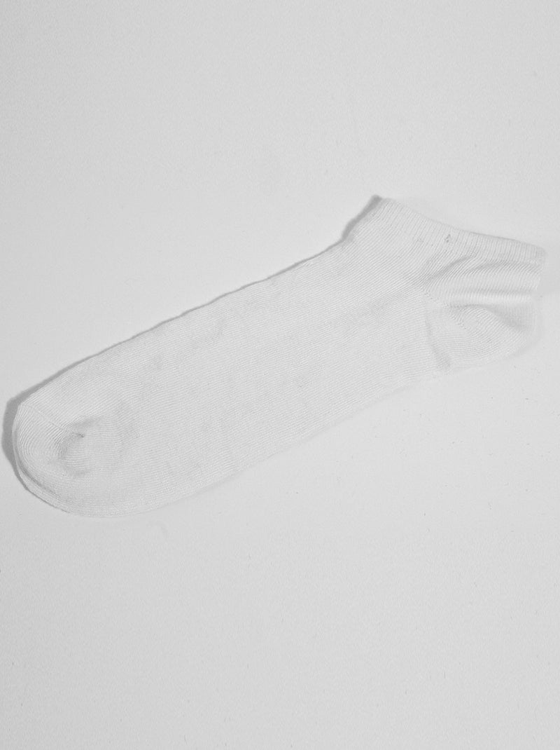 Pack 3 Chaussettes courtes Kebello Blanc - Kiabi
