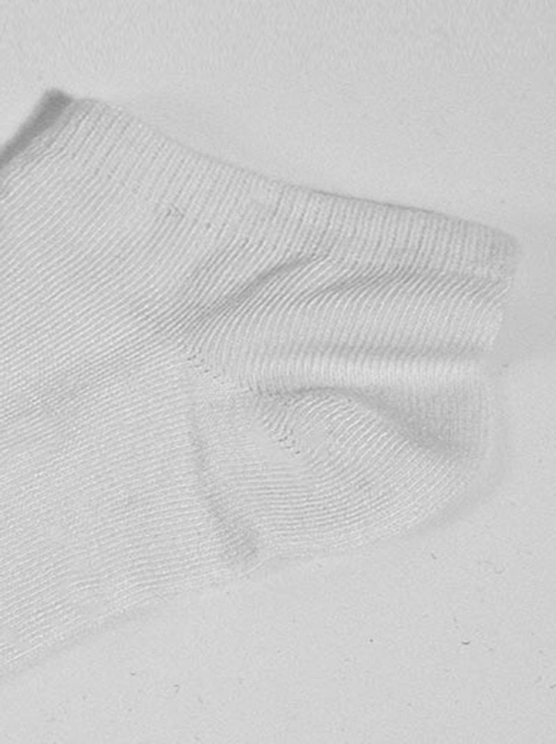 Pack 3 Chaussettes courtes Kebello Blanc - Kiabi