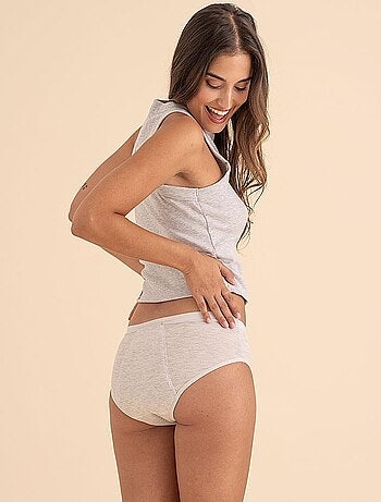 Pack-3 Culottes menstruelles sans couture, flux important, Ayub.