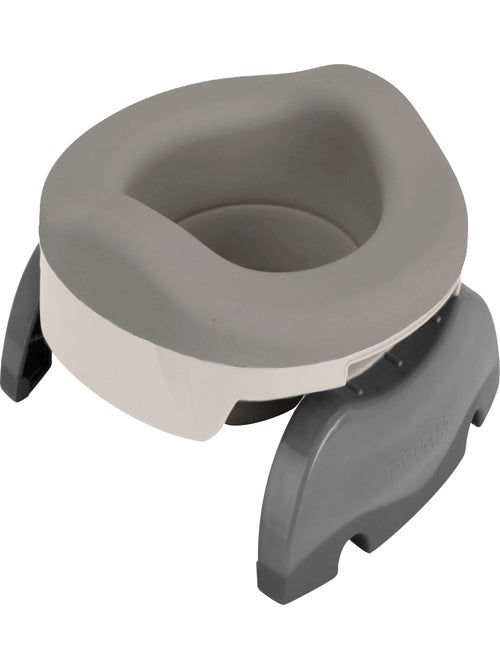 Pack 3 en 1 - Pot de voyages et réducteur de toilettes transformable en pot de maison - Kiabi
