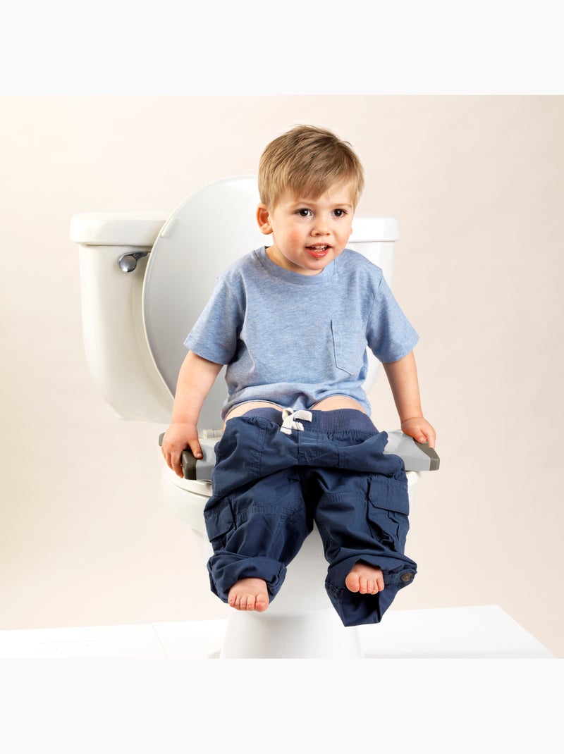Pack 3 en 1 - Pot de voyages et réducteur de toilettes transformable en pot de maison Vert - Kiabi