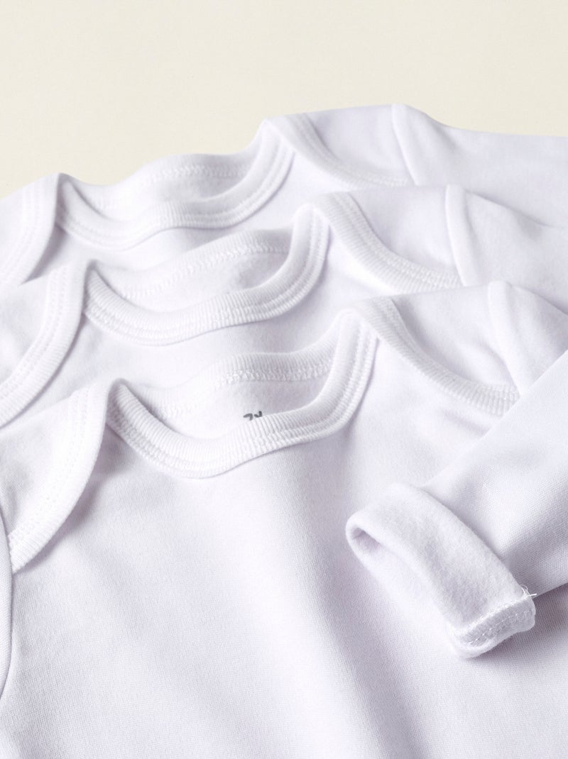 Pack 3 Maillots de Corps Blanc - Kiabi
