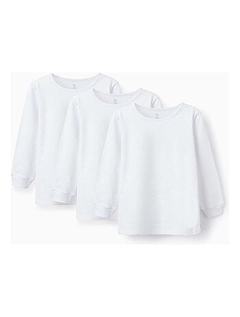 Pack 3 Maillots de Corps en coton polyester peigné