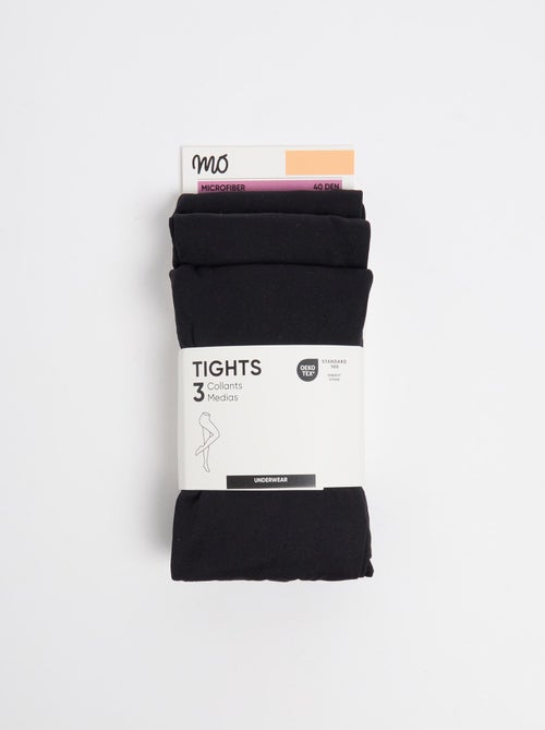 Pack 3 Paires de Collants 40 DEN - Kiabi