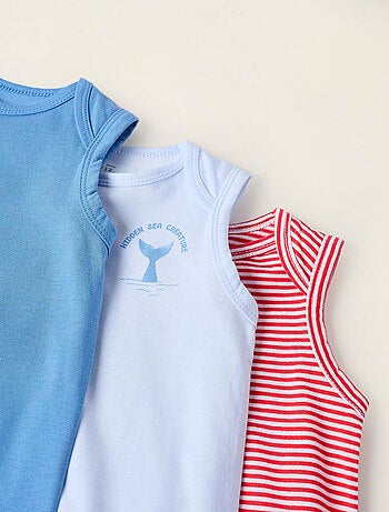 Pack 3 Pyjamas-Combinaisons en Coton