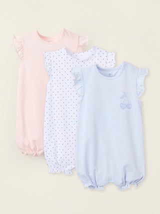 Pack 3 Pyjamas-Combinaisons en Coton