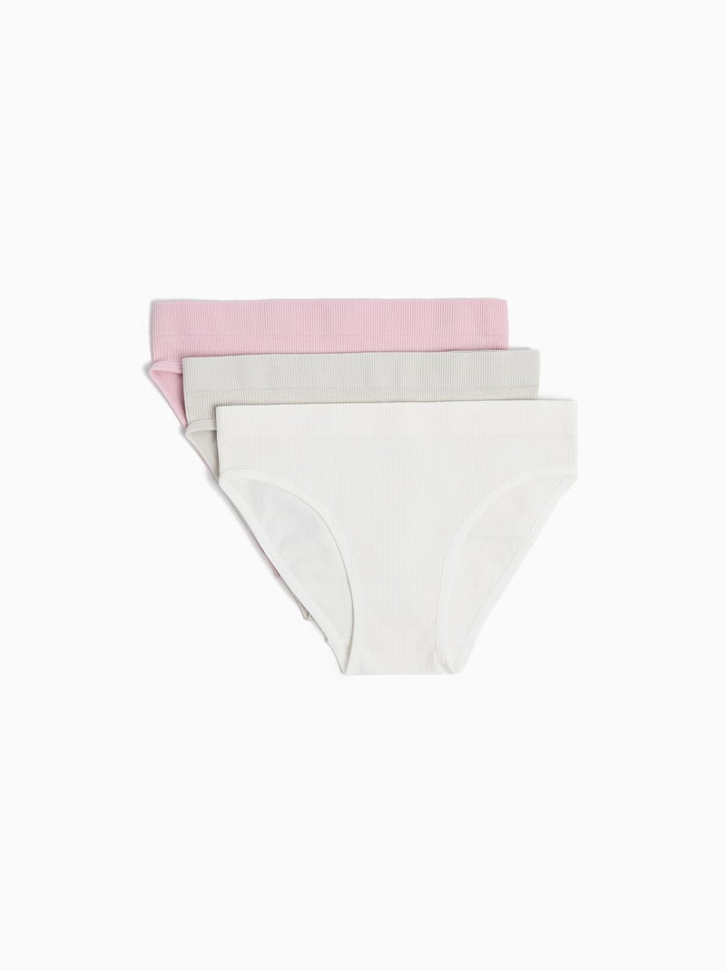 Pack 3 Slips Sans Coutures N/A - Kiabi