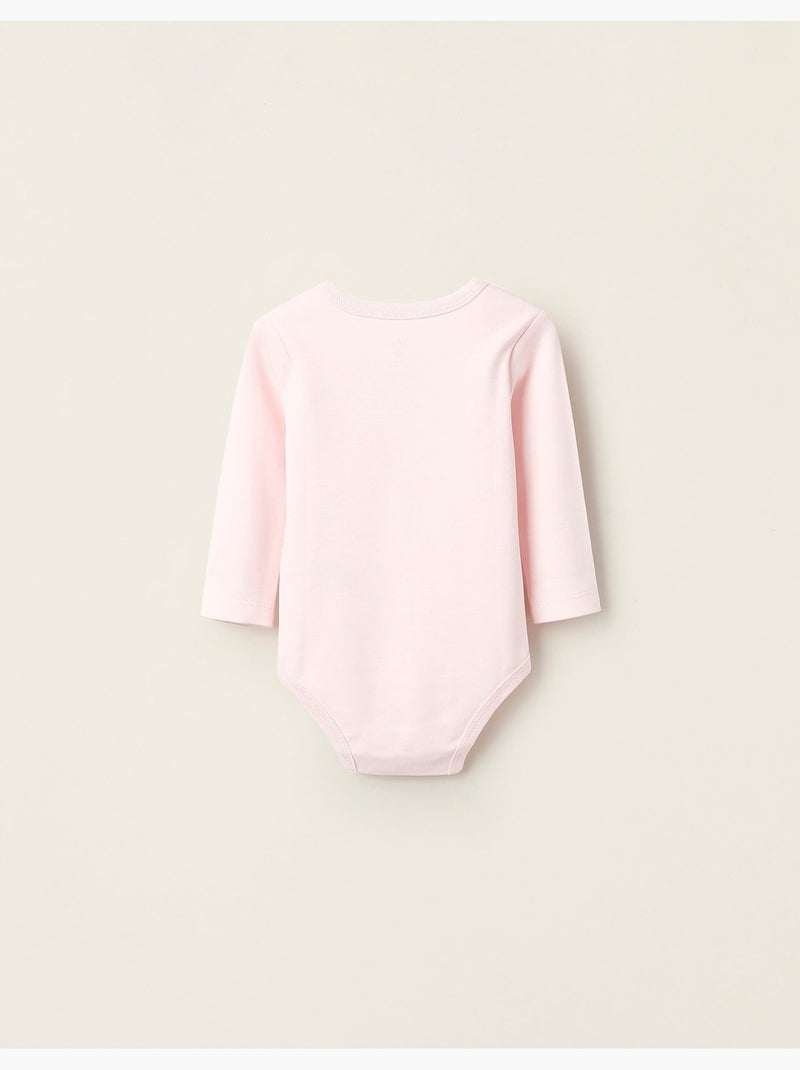 Pack 4 Bodies à Manches Longues Multicolore - Kiabi