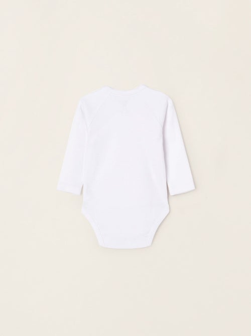 Pack 4 Bodies Croisés en Coton - Kiabi