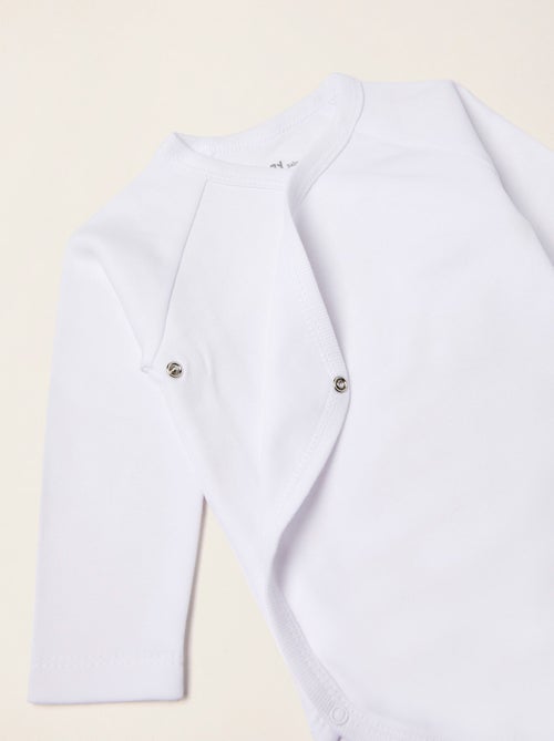 Pack 4 Bodies Croisés en Coton - Kiabi