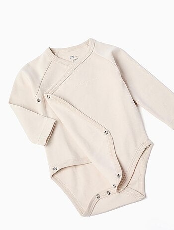 Pack 4 bodies croisés unis/imprimés