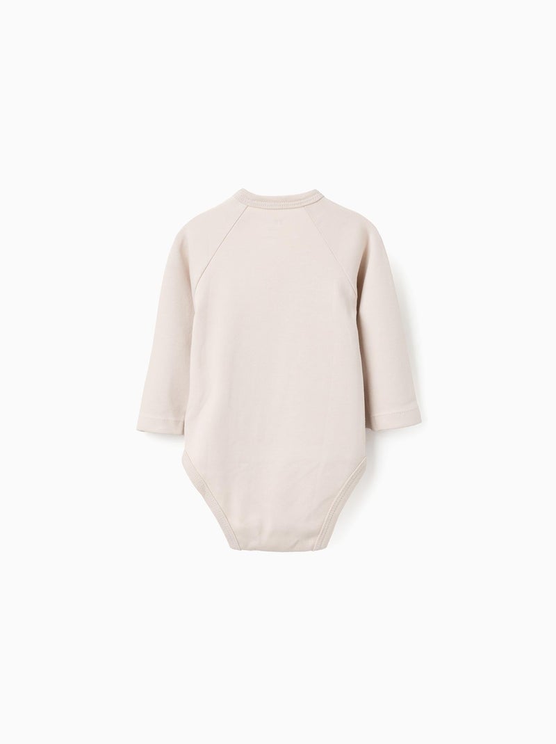 Pack 4 bodies croisés unis/imprimés Multicolore - Kiabi