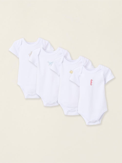 Pack 4 Bodies de Coton - Kiabi
