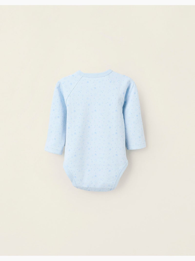 Pack 4 Bodies de Coton en Croisé Multicolore - Kiabi