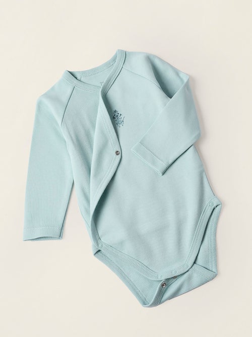 Pack 4 Bodies de Coton en Croisé - Kiabi