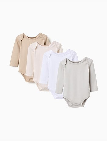 Pack 4 Bodies de Coton