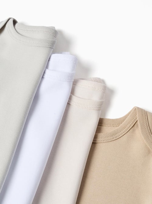 Pack 4 Bodies de Coton - Kiabi