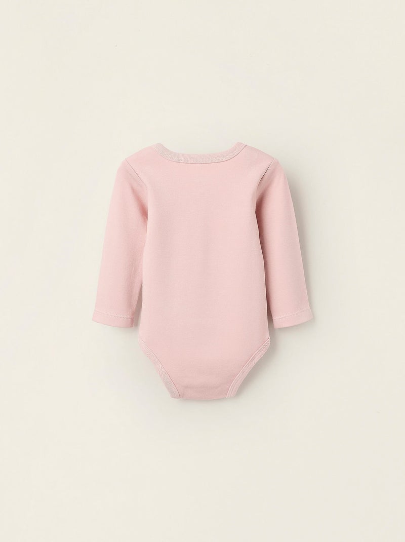 Pack 4 Bodies de Coton Multicolore - Kiabi