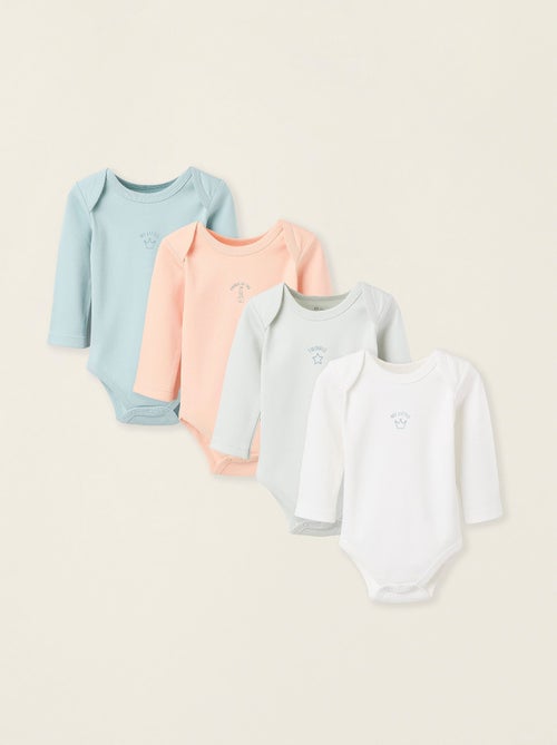Pack 4 Bodies de Coton - Kiabi