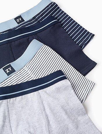 Pack 4 Boxers à Rayures