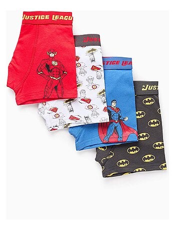 Pack 4 Boxers Justice League