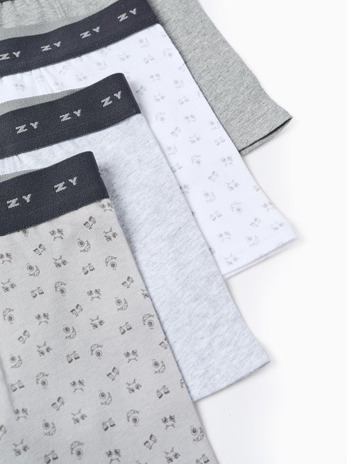 Pack 4 Boxers Monstres des Émotions - Kiabi